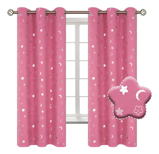 Cortinas Opacas Bgment Moon And Stars Para Dormitorio Infant 0