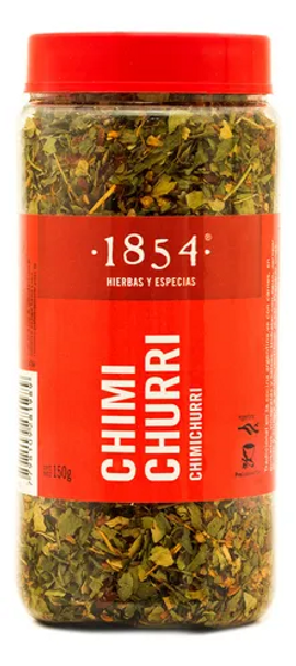 Chimichurri 1854 – 150g Jar | Gluten-Free Argentine Dry Seasoning Blend for Meats, Salads, Pizza & More Chimichurri 1854 – 150g Jar | Gluten-Free Argentine Dry Seasoning Blend for Meats, Salads, Pizza & More