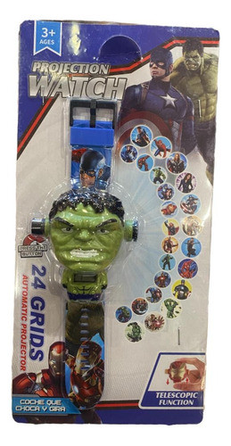 Reloj Digital Con Proyector Hulk 0