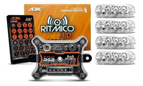AJK RITMICO CELEBRATION ストロボ RGB V.U. AJK Led Strobo Ritmico 3.0 RGB 4 Led 6W with Remote Control