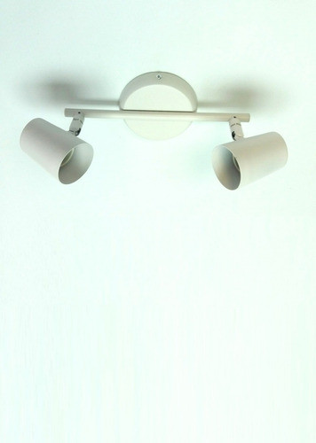 Spot Base Rectangular 2 Luces E-27 0