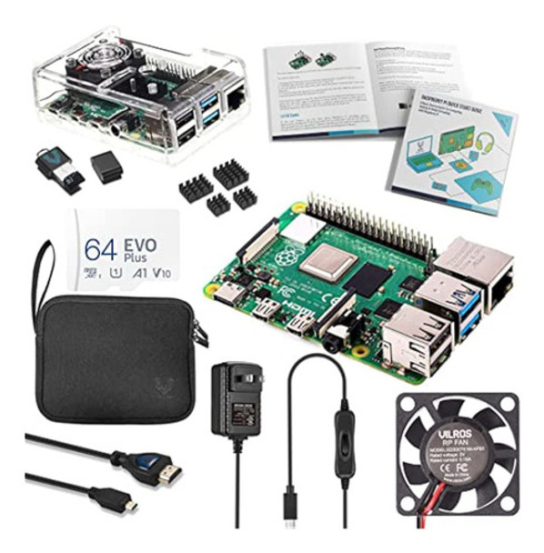 Vilros Raspberry Pi 4 Kit De Inicio Completo - 0