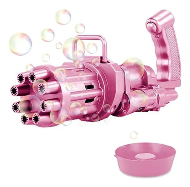 Burbujero Pistola Gun Bubble Blaster Lanza Burbujas A Pilas 0