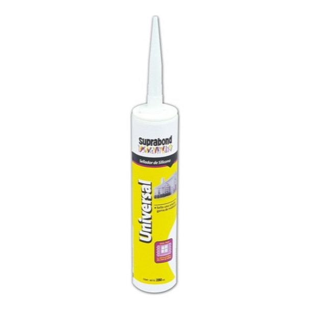 Sellador Silicona Universal Suprabond Blanco 280ml 0