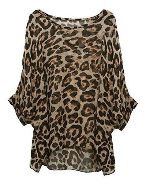 Blusa De Gasa Para Mujer, Manga De Bateo Floral, Playa, Tuni 0