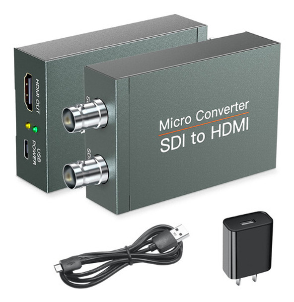 Convertidor Sdi A Hdmi Con Salida De Bucle Sdi, 1080p Hd-sdi 0