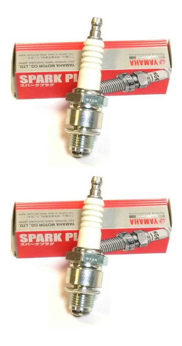 Juego De 2 Bujías Originales Para Motores Yamaha 25hp 0