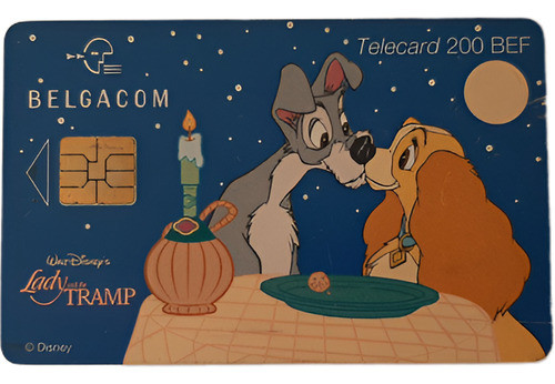 Cartão Telefônico Bélgica Disney 0