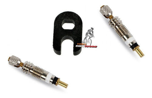 Núcleos Válvula Obus Presta Desarmable Repuesto + Extractor 0