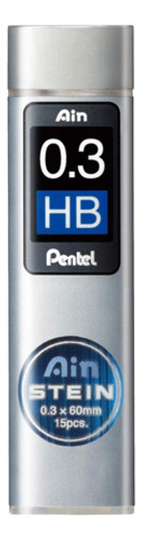 Mina Grafite Ain Stein Pentel - 0.3mm Hb 0