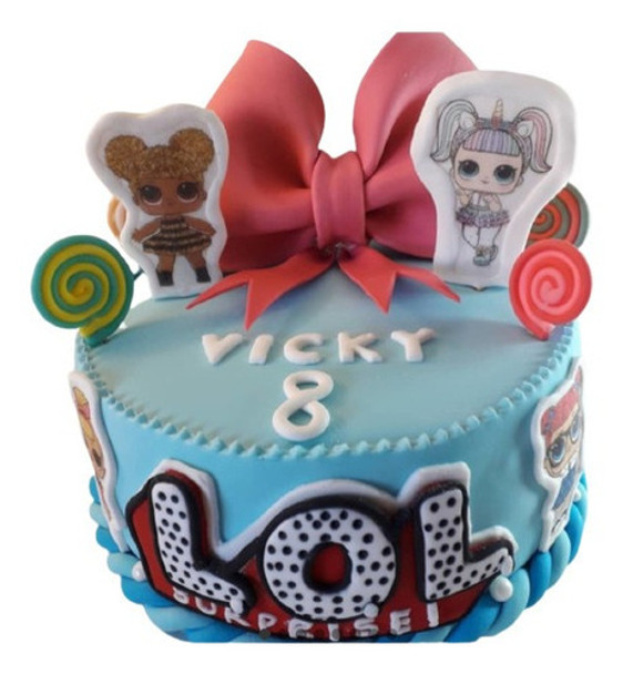 Torta Lol Moño Paletas En Porcelana Fria Muñecas Comestibles 0 Torta Lol Moño Paletas En Porcelana Fria Muñecas Comestibles 0