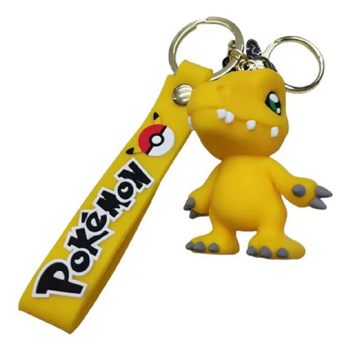 Llavero De Goma Digimon - Agumon 0