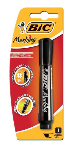 Pincel Quadro Branco Marking Preto Bic 0