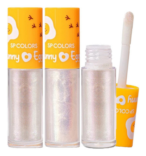 6 Gloss Labial Funny Eggs Sp400 Sp Colors Atacado 0