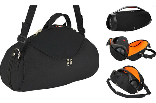 Case Para / Jbl Boombox 3 - Mala  Bolsa -  Com Bolso Nova 0