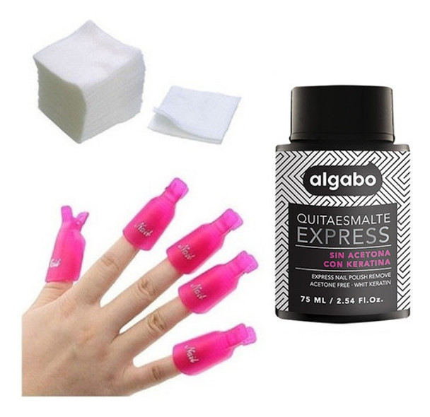 Kit Removedor Uv Broches Toallitas Wipes Quitar Esmalte Uñas 0 Kit Removedor Uv Broches Toallitas Wipes Quitar Esmalte Uñas 0