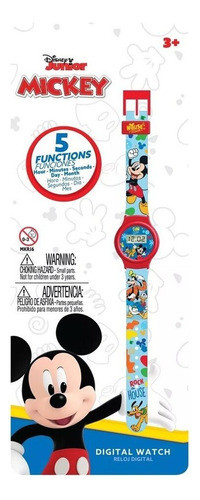 Reloj Digital Disney Mickey 5 Funciones Art Mkrj6 Loonytoys 0