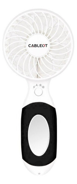 Mini Ventilador Usb Portátil Espejo, Cableot Batería Reca 0