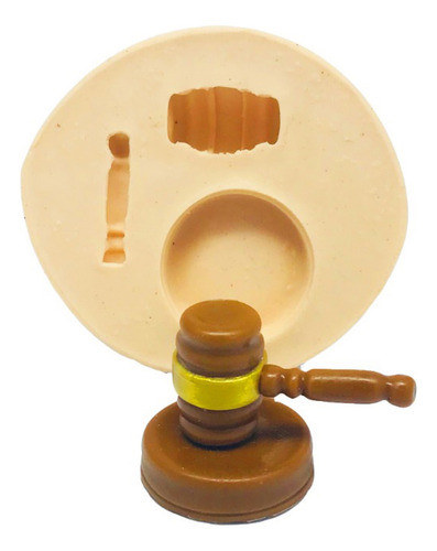 Molde De Silicone Direito - Malhete 0