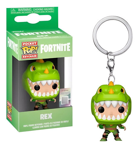 Fortnite Funko Pop Keychain Green Rex