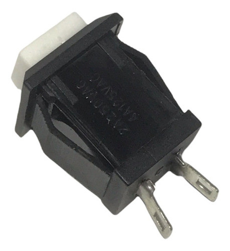 10 Unidades Pulsador Cuadrado Normal Abierto Blanco 2a 250v 0
