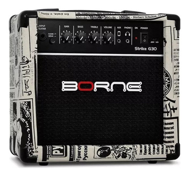 Amplificador Guitarra Borne Strike G30 Jornal 0