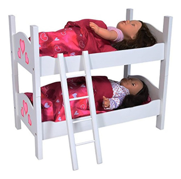 Litera Para Muñecas Gemelas Para Muñecas De 18 Pulgadas 0