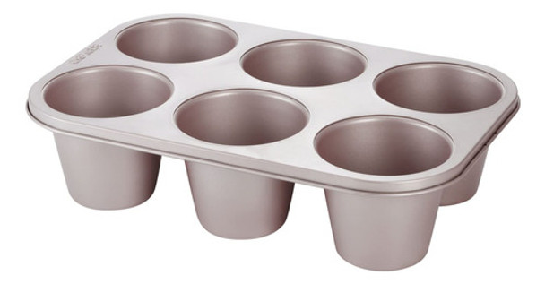 Molde Para Magdalenas Chefmade, 6 Cavidades, Antiadherente, 0