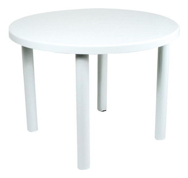 Mesa Redonda Plastica Leblon 90cm Patas Desmontables ! 0