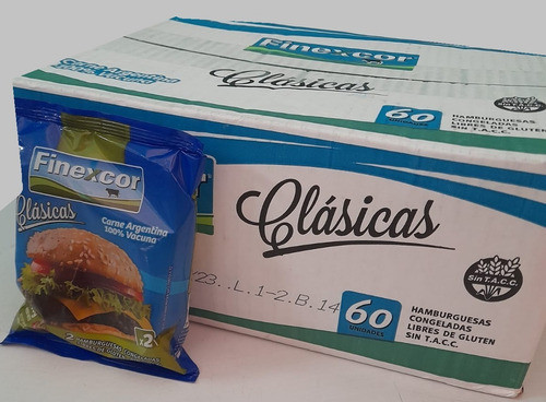 Hamburguesas Finexcor Clasicas 80grs 0