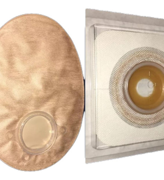 Kit 30 Unit. Bolsa E 5 Placas Colostomia Convatec 0