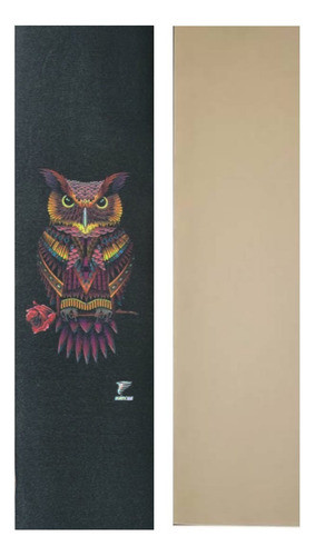 Lixa Longboard Emborrachada Coruja Importada 0