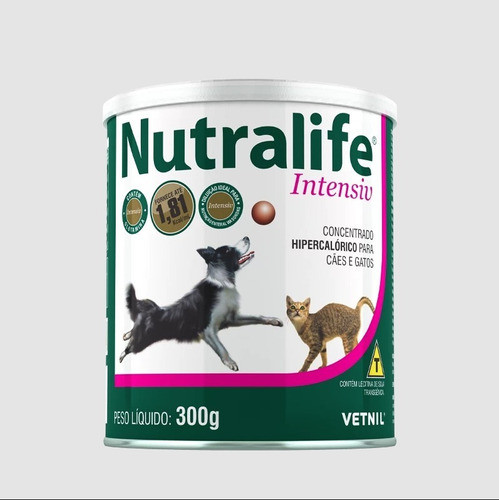 Nutralife Vetnil 300g Suplemento Hipercalorico Perro Y Gato 0