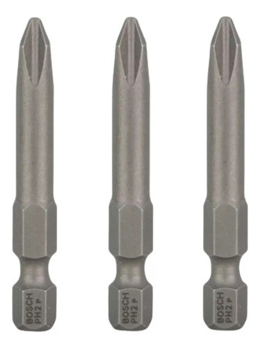 Juego/set/kit 3 Puntas Phillips Bosch 2x50mm 2607001528 0