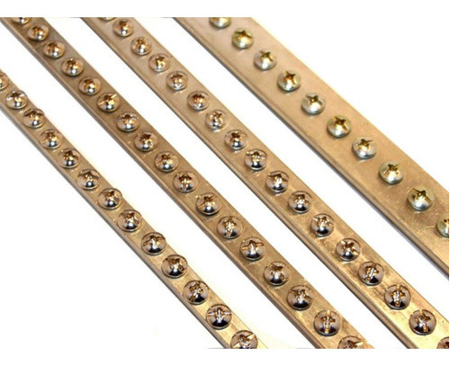 Barra De Distribucion De Cobre Estañada 250a Prof. Elent 0