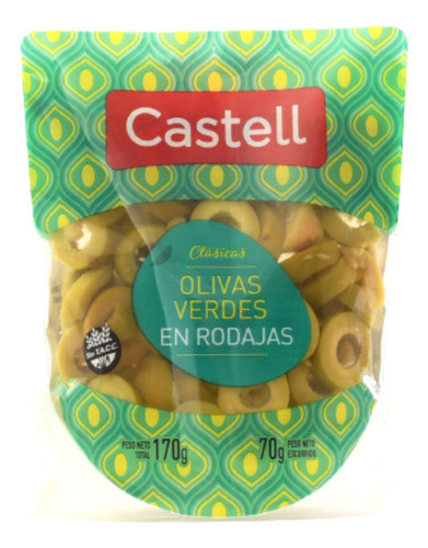 Aceituna Verde En Rodajas Castell 16x70gr Dp Mayorista 0