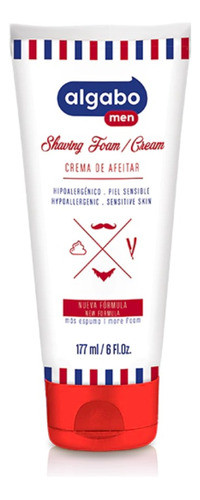 Shaving Cream Crema Afeitar Barber Profesional Algabo 177ml 0