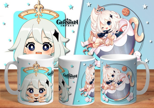 Taza Paimon, Genshin Impact De Plástico 0 Taza Paimon, Genshin Impact De Plástico 0