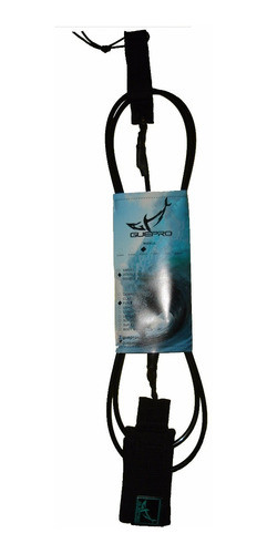 Leash Strep Cordinha Sup Surf 8' Preto Sup Wave 0
