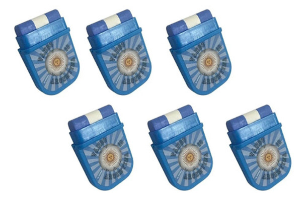 Kit X12 Barra Maquillaje Artistico Bandera Argentina Mundial 0