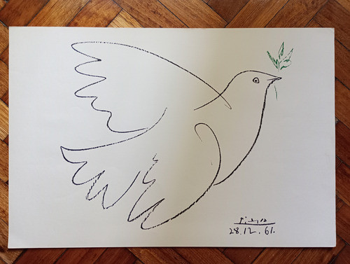 Picasso - Serigrafía Colombe Bleue - No Envío 0