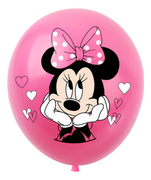 Art.fiesta Adorno Cumpleaños Infantil Globos Cotillón Minnie 0