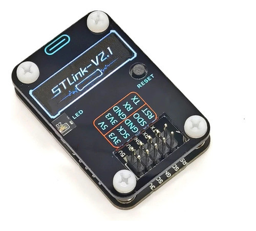 Programador Gravador Stm8 Stm32 St Link V2.1 Debug Nfe 0