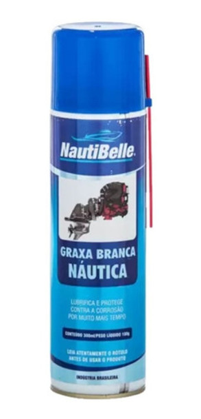Graxa Branca Náutica Spray Nautibelle 300 Ml Barco 0