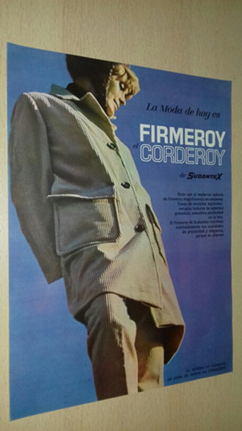 P600 Clipping Antigua Publicidad Campera Firmeroy Año 1966 0