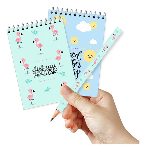 Anotador Y Lapiz Personalizado Souvenir 30u Diseño Eleccion 0