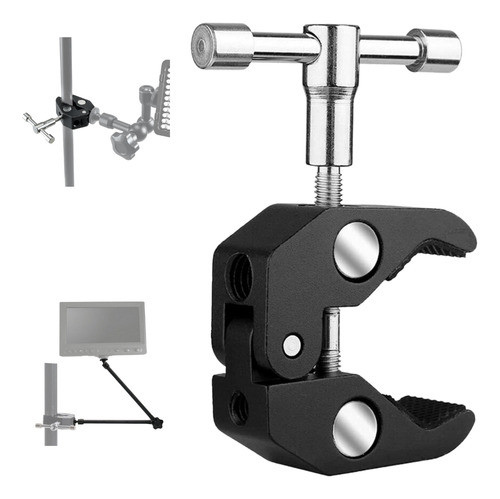 Grampo De Metal Super Garra Clamp Para Braço Magic Arm 0