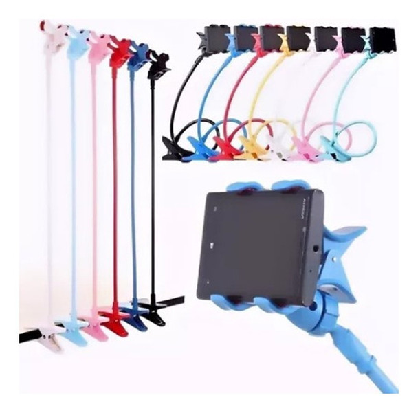 Soporte Celular Super Flexible Pinza Para Escritorio Mesa 0