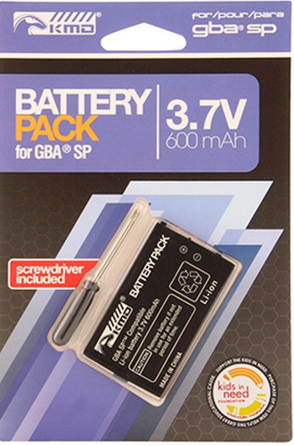 Bateria Para Game Boy Advance Sp (3.7v, 600mah) 0