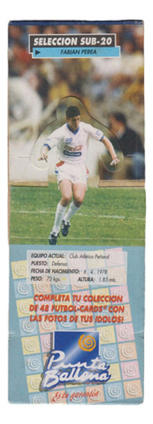 Futbol Cards Punta Ballena Fabian Perea Peñarol Uruguay Raro 0 Futbol Cards Punta Ballena Fabian Perea Peñarol Uruguay Raro 0